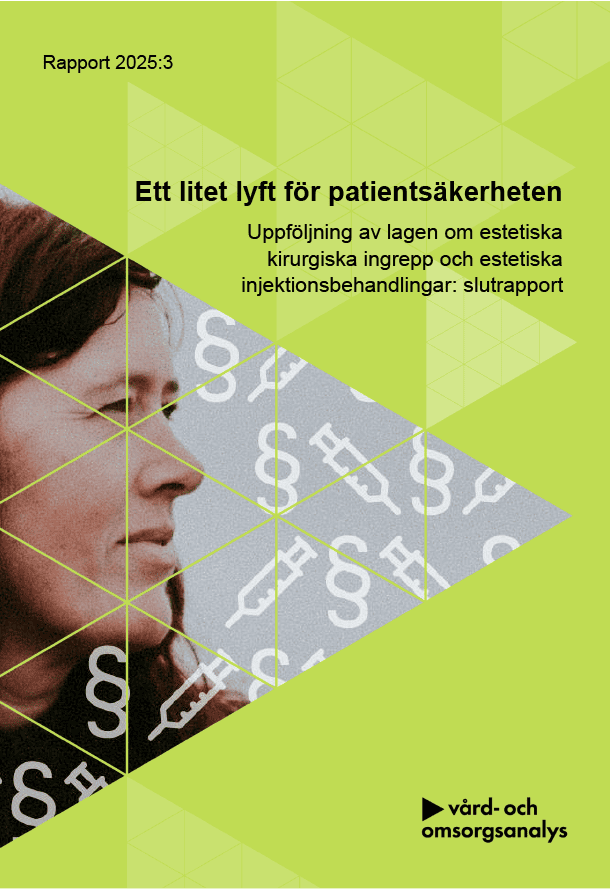 Omslagsbild på rapporten Ett litet lyft för patientsäkerheten